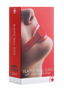 Кляп Elastic Ball OUCH! Red SH-OU120RED
