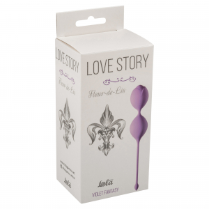Вагинальные шарики Love Story Fleur-de-lis Violet Fantasy 3006-05Lola