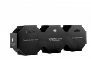 Лента Bondage Tape набор из 3 шт Black SH-OUBT001PACKBLK