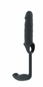 Насадка Stretchy Penis Exten and Plug - Grey No.34 SH-SON034GRY