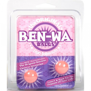 Вагинальные шарики розовые Ben Wa 0965-01CDDJ
