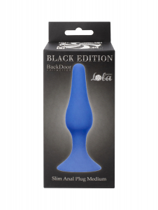 Анальная пробка Slim Anal Plug Medium Blue 4206-02Lola