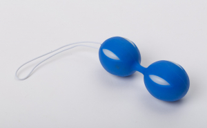 Вагинальные шарики сине-белые 47073-MM