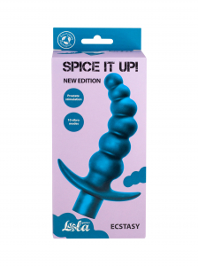 Анальная пробка с вибрацией Spice it up Ecstasy Aquamarine 8009-03Lola