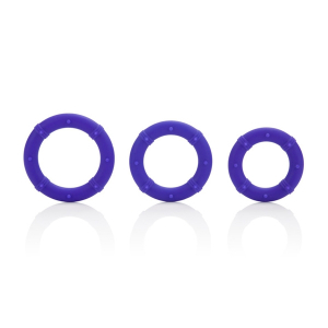Набор из трех эрекционных колец Posh Love Rings Purple 1369-25BXSE