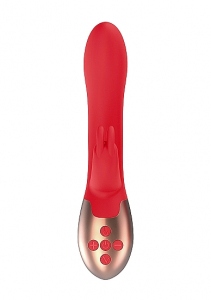 Вибратор Heating Rabbit Vibrator Opulent Red SH-ELE003RED