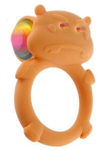 Кольцо на пенис с вибрацией HAPPY HIPPO C-RING ORANGE 10210TJ