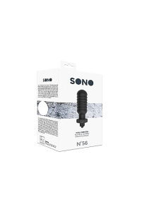 Анальный вибростимулятор SONO №56 Black SH-SON056BLK