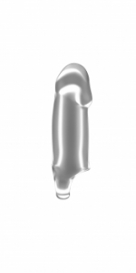 Насадка Stretchy Thick Penis Extension - Transparent No.37 SH-SON037TRA
