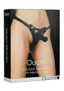 Страпон Delight Black Ouch! SH-OU060BLK