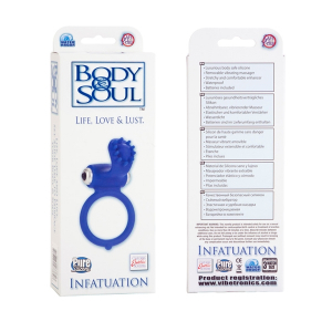 Виброкольцо BODY&SOUL INFALUATION BLUE 1380-20BXSE