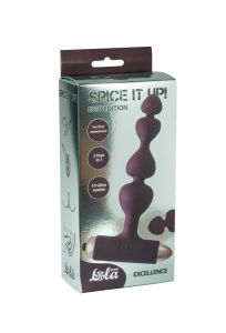 Анальная пробка с вибрацией Spice it up New Edition Excellence Wine red 8016-03lola