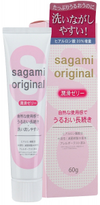 Гель-смазка на водной основе с гиалуроновой кислотой Sagami Original (60 гр)