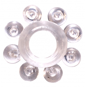 Эрекционное кольцо Rings Bubbles white 0112-30Lola