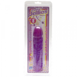 Фаллоимитатор Crystal Jellies Purple 8
