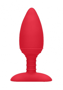Анальный стимулятор Heating Anal Butt Plug Glow Red SH-ELE015RED
