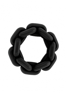 Эрекционное кольцо SONO №5 черное SH-SON005BLK