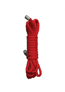 Веревка для бондажа Kinbaku Mini 1,5m Red SH-OU073RED