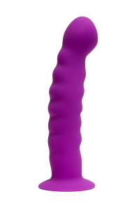 Фаллоимитатор анальный силиконовый пурпурный, 15 см х 2.5 см 47532-MM