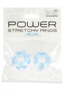 POWER STRETCHY RINGS Blue 2PCS 9938TJ
