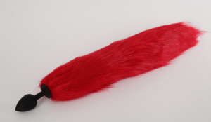 Пробка силиконовая с хвостом Красная лиса 47161-MM
