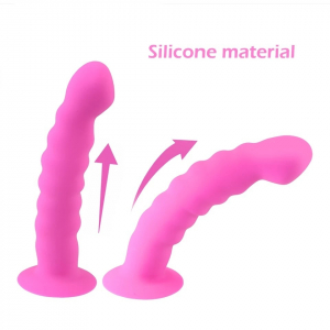 Фаллоимитатор анальный силиконовый розовый, 15 см х 2.5 см 47531-MM