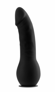 Страпон Deluxe Silicone Strap On 8 Inch Black Ouch! SH-OU206BLK