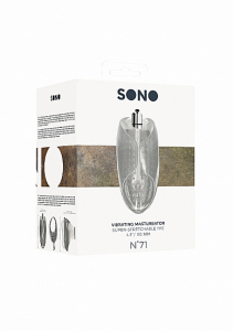 Мастурбатор SONO No71 Vibrating Translucent SH-SON071TRA