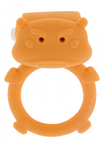 Кольцо на пенис с вибрацией HAPPY HIPPO C-RING ORANGE 10210TJ