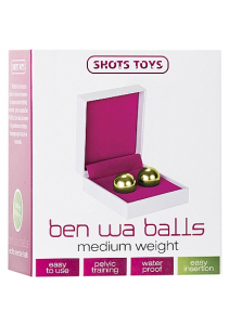Металлические шарики Ben Wa medium gold SH-SHT146
