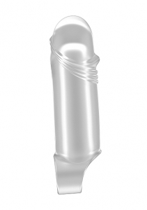 Насадка Stretchy Thick Penis Extension Translucent No.35 SH-SON035TRA