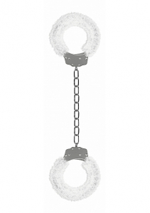 Кандалы Beginner's Legcuffs Furry White SH-OU007WHT