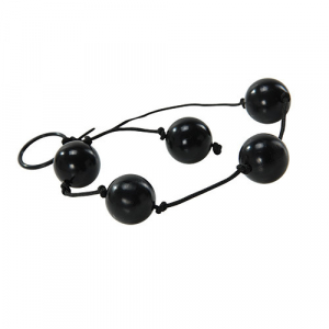 Анальные шарики Jammy Jelly Love Balls Black T4L-801301