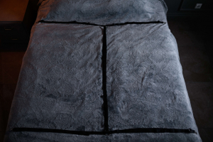 Набор на кровать Sex Game черный замшевый 5003ars