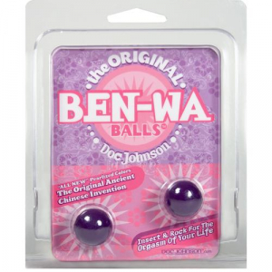 Маленькие вагинальный шарики фиолетовые Ben-Wa 0965-02CDDJ