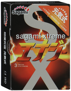 Презервативы с ароматом энергетического напитка Sagami №3 Energy 0,04 мм