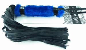 Нежная плеть с синим мехом BDSM Light 740003ars