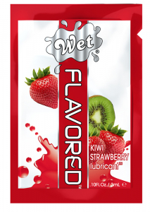 Лубрикант Wet Flavored Kiwi Strawberry 3mL 23491wet