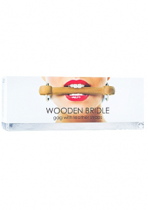Кляп Wooden Bridle - White SH-OU075WHT