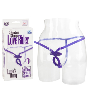Силиконовые вибротрусики Love Rider Lover’s Thongs Purple 0061-30BXSE