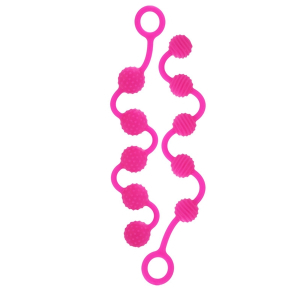 Анальная цепочка Posh Silicone O Beads Pink 1322-10BXSE
