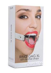 Кляп OUCH! Ring XL White SH-OU105WHT