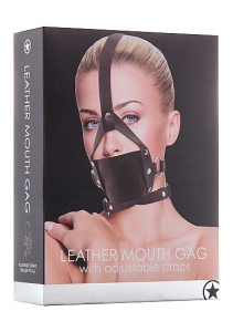 Кляп Leather Mouth Black OUCH! SH-OU148BLK