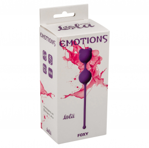 Вагинальные шарики Emotions Foxy Purple 4001-01Lola