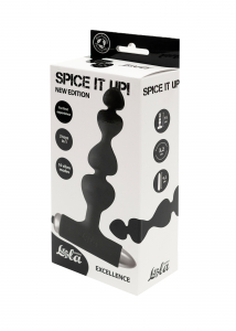 Анальная пробка с вибрацией Spice it up New Edition Excellence Black 8016-01lola