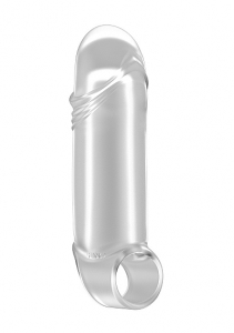 Насадка Stretchy Thick Penis Extension Translucent No.35 SH-SON035TRA