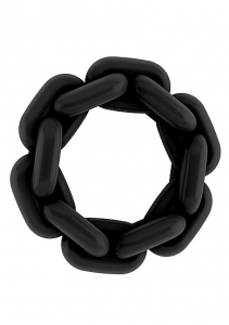 Эрекционное кольцо SONO №4 черное SH-SON004BLK