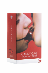 Кляп Candy Gag - Strawberry SH-OU125RED