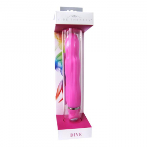 Cиликоновый вибратор Vibe Therapy Dive Pink V04R4S028-R4