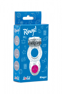 Эрекционное кольцо Rings Ringer white 0114-70Lola